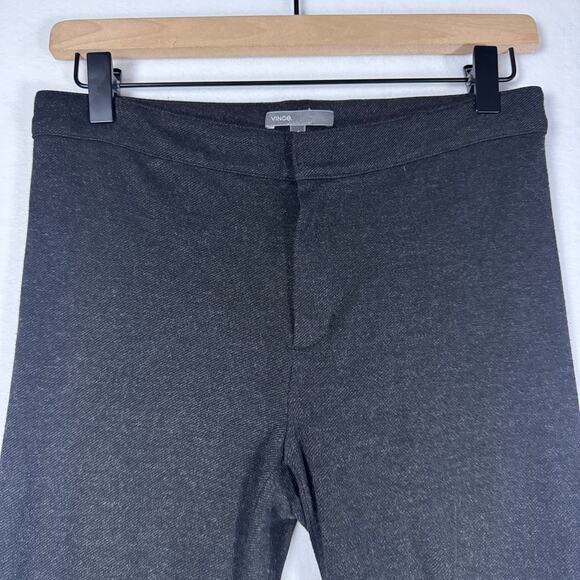 VINCE Gray Skinny Ponte Knit Pants With Zippered Ankle Size 4 - Picture 3 of 9